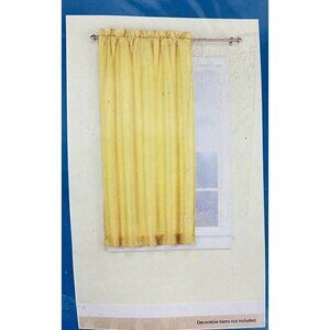 Mainstays Home One Panel Gold Tucson Curtain 40” W X 63”L